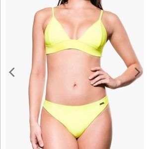 Blackbough Fluoro yellow bikini